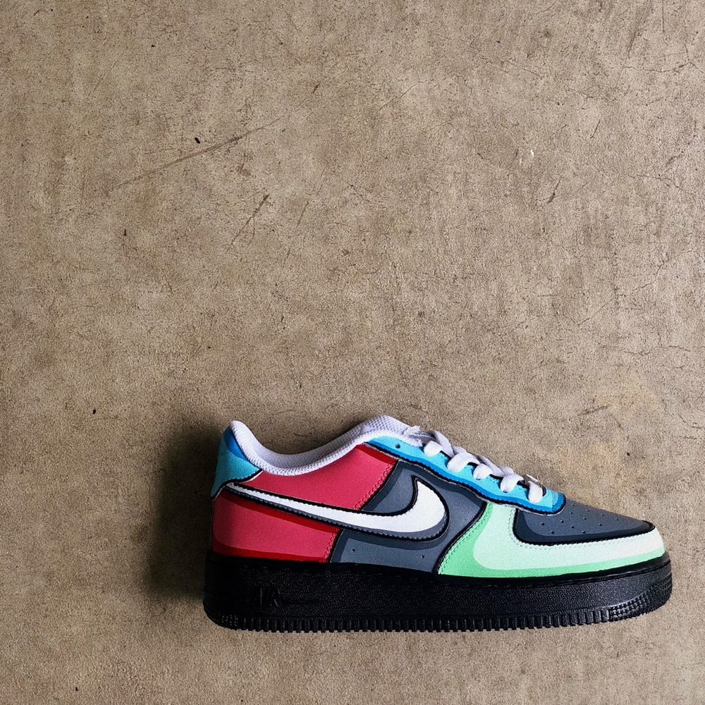 Custom Painted “Cartoon” Nike Air Force 1s